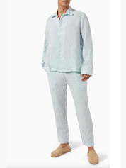 Linen drawstring trousers