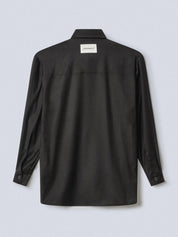 Shirt with pockets on the front black