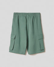 BASIC FLEECE BERMUDA SHORTS WITH LARGE POCKETS