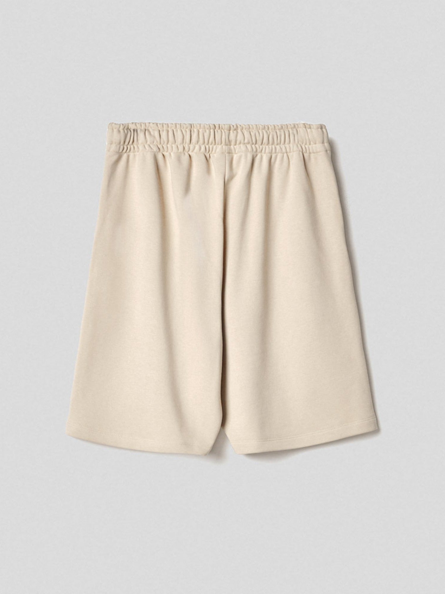 Basic fleece bermuda shorts