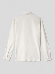 Basic linen shirt with label