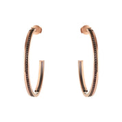 Quatre classique hoop earrings, large model
