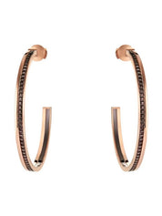 Quatre classique hoop earrings, large model