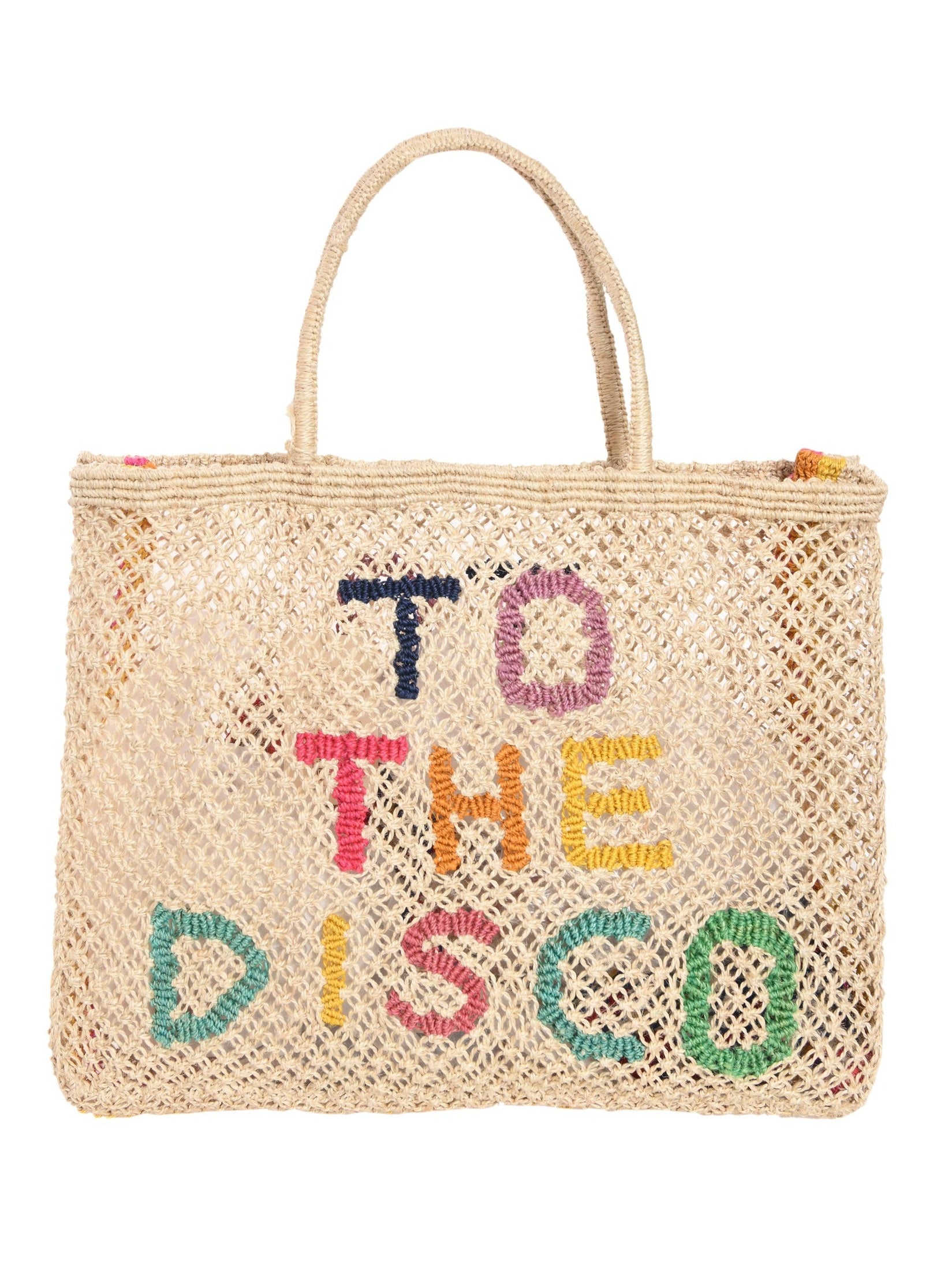 To the disco jute bag