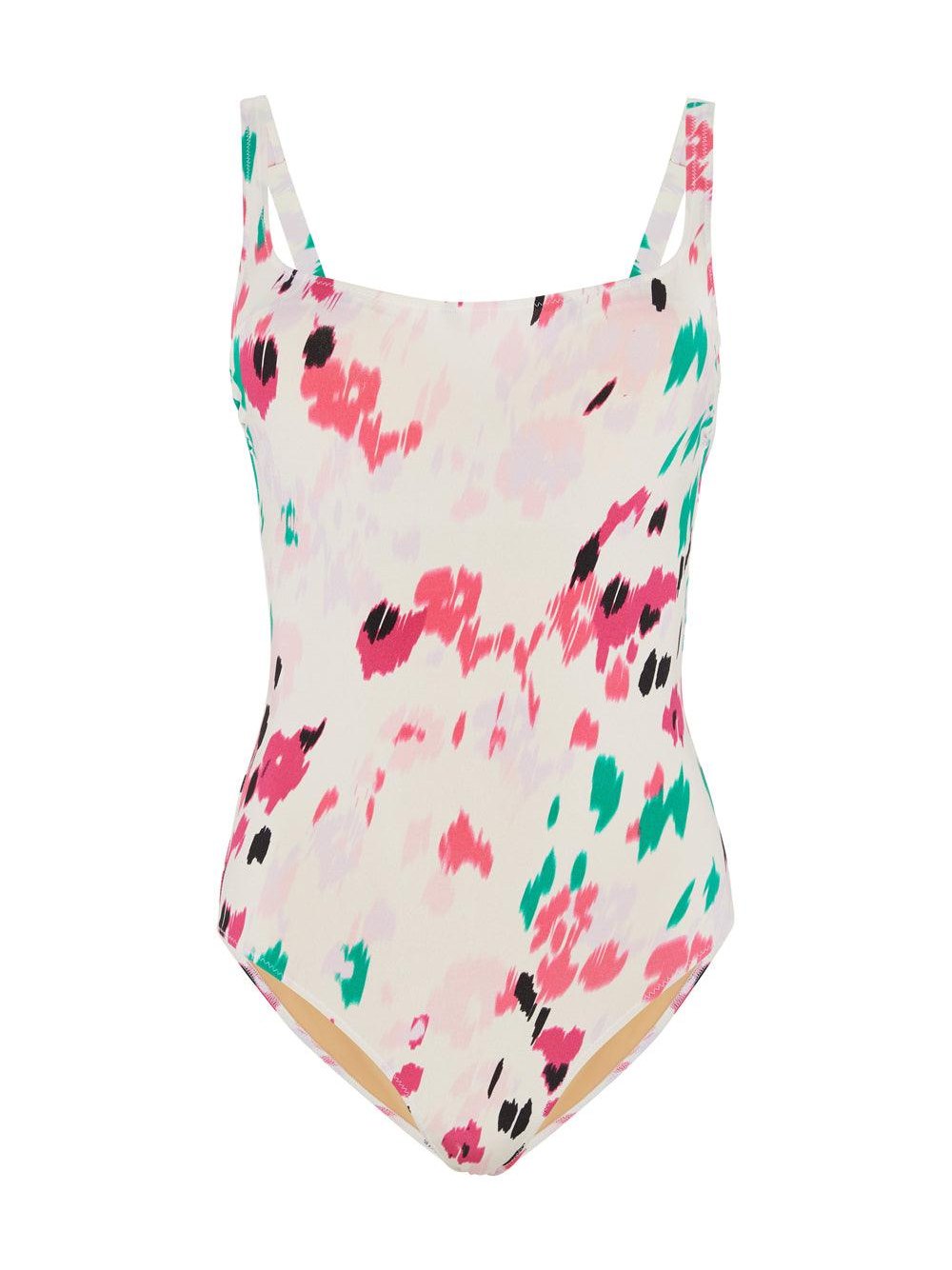 Evarae cassandra abstract-print swimsuit
