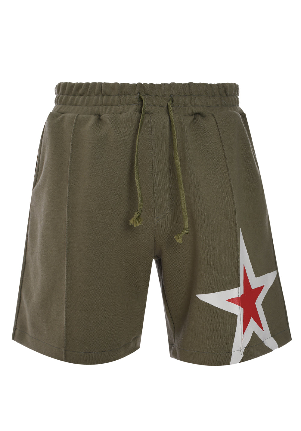 PINTUCK SWEAT SHORT STAR