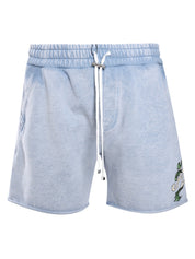 Amiri filigree logo cotton sweatshorts