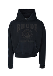 RHUDE CLOTHING,Sweatshirts Black Desert Valley cotton hoodie