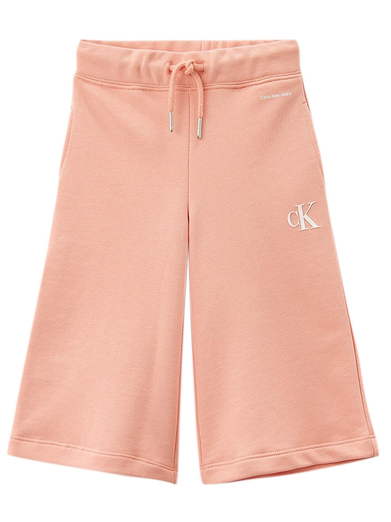 Ck logo culotte sweat shorts