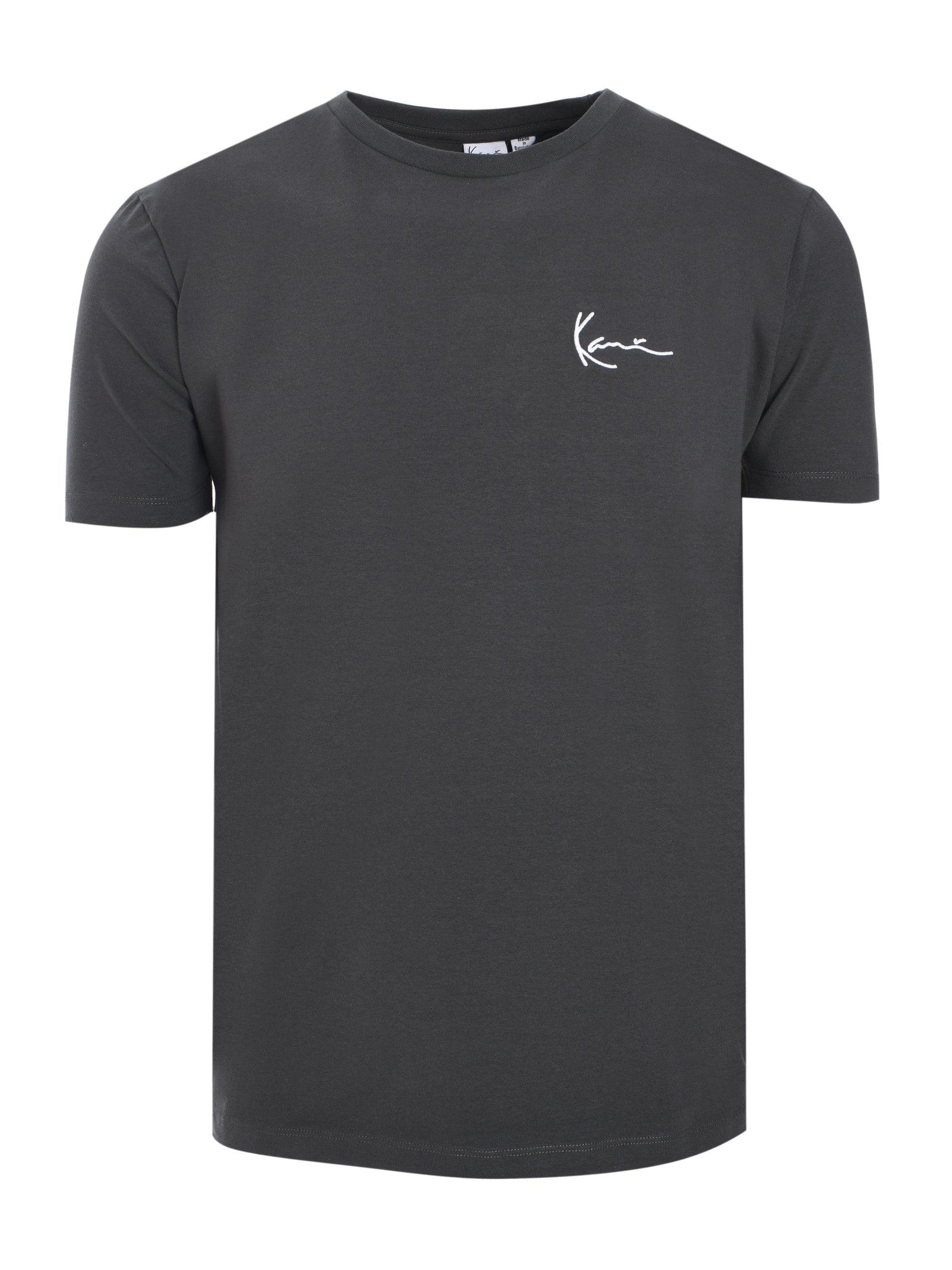 Small signature fitted tee