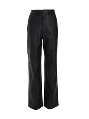 Textured straight pants