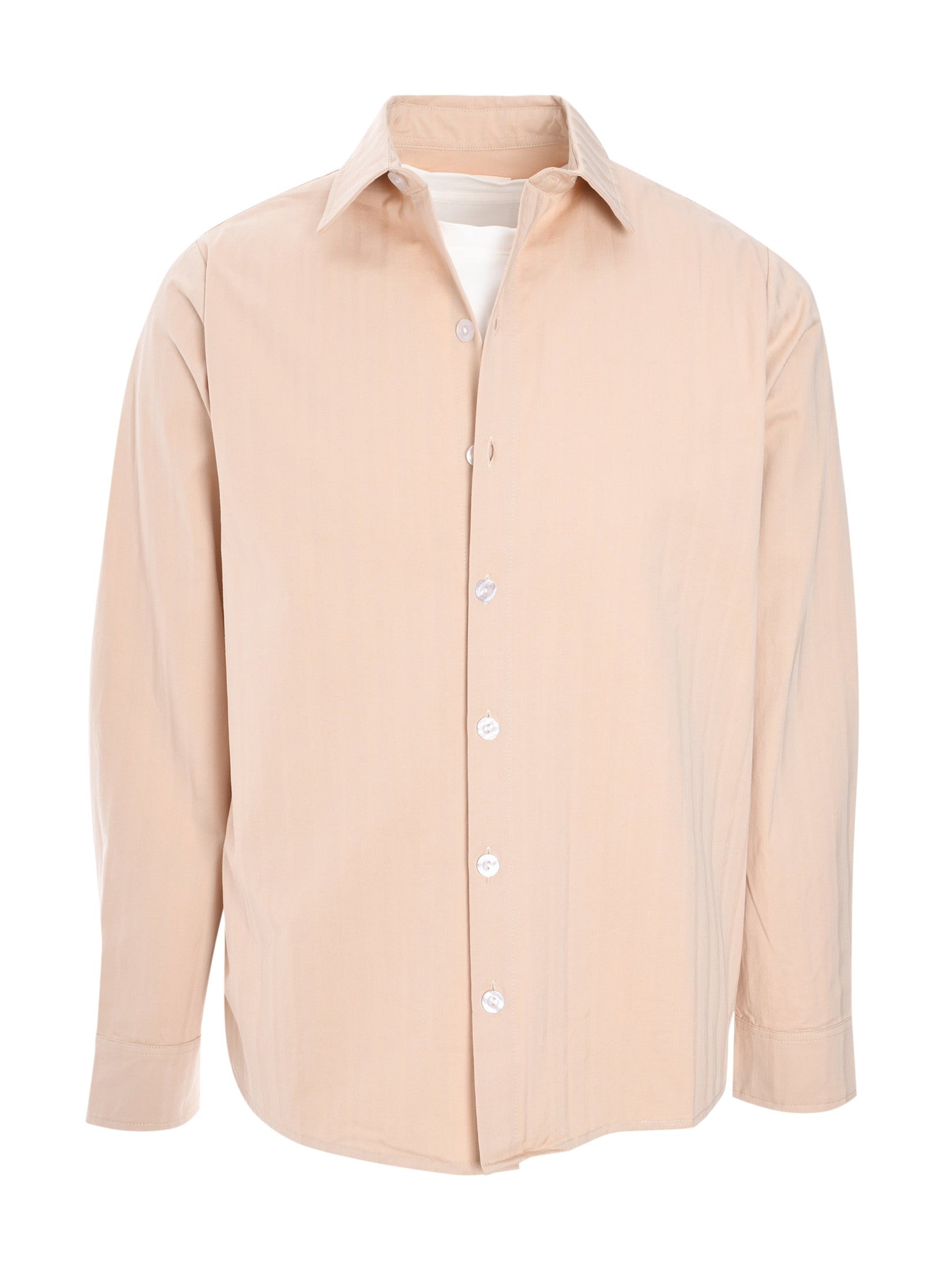Beige layered shirt