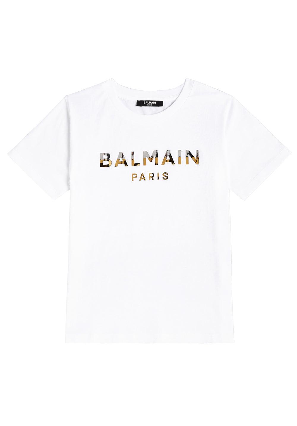 BALMAIN WHITE COTTON DRESS