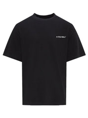 A cold wall black t-shirt with logo print