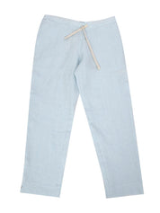 Linen drawstring trousers