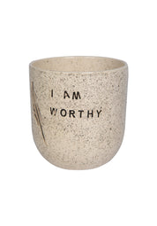 I AM WORTHY MUG كوب