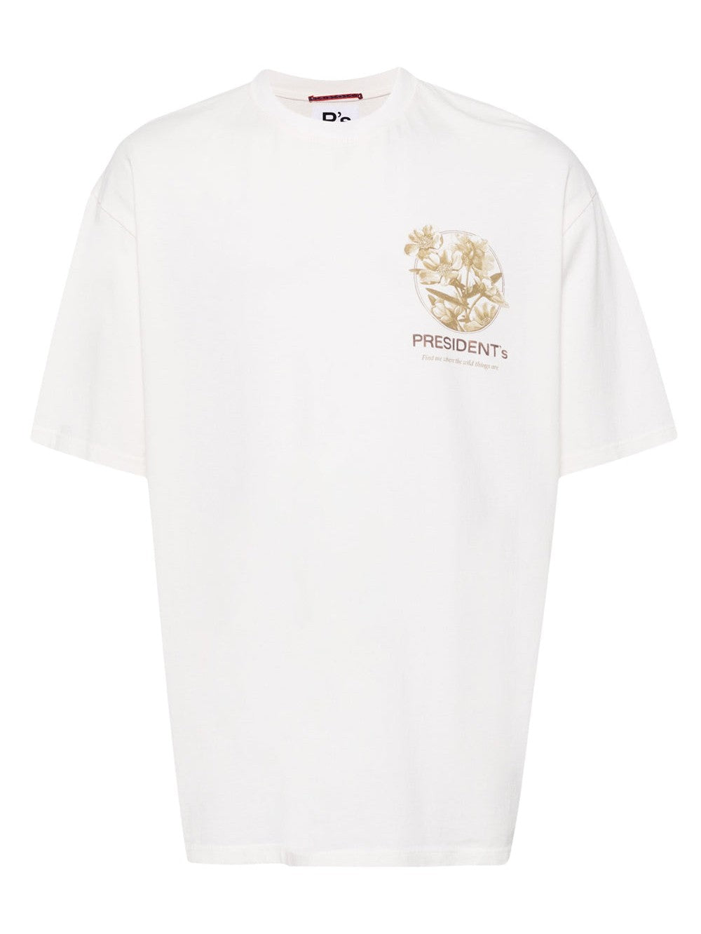 President's floral-print cotton t-shirt