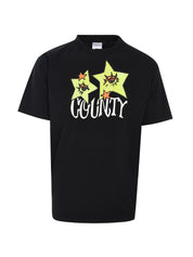 STAR EYES BASIC T-SHIRT BLACK LIME