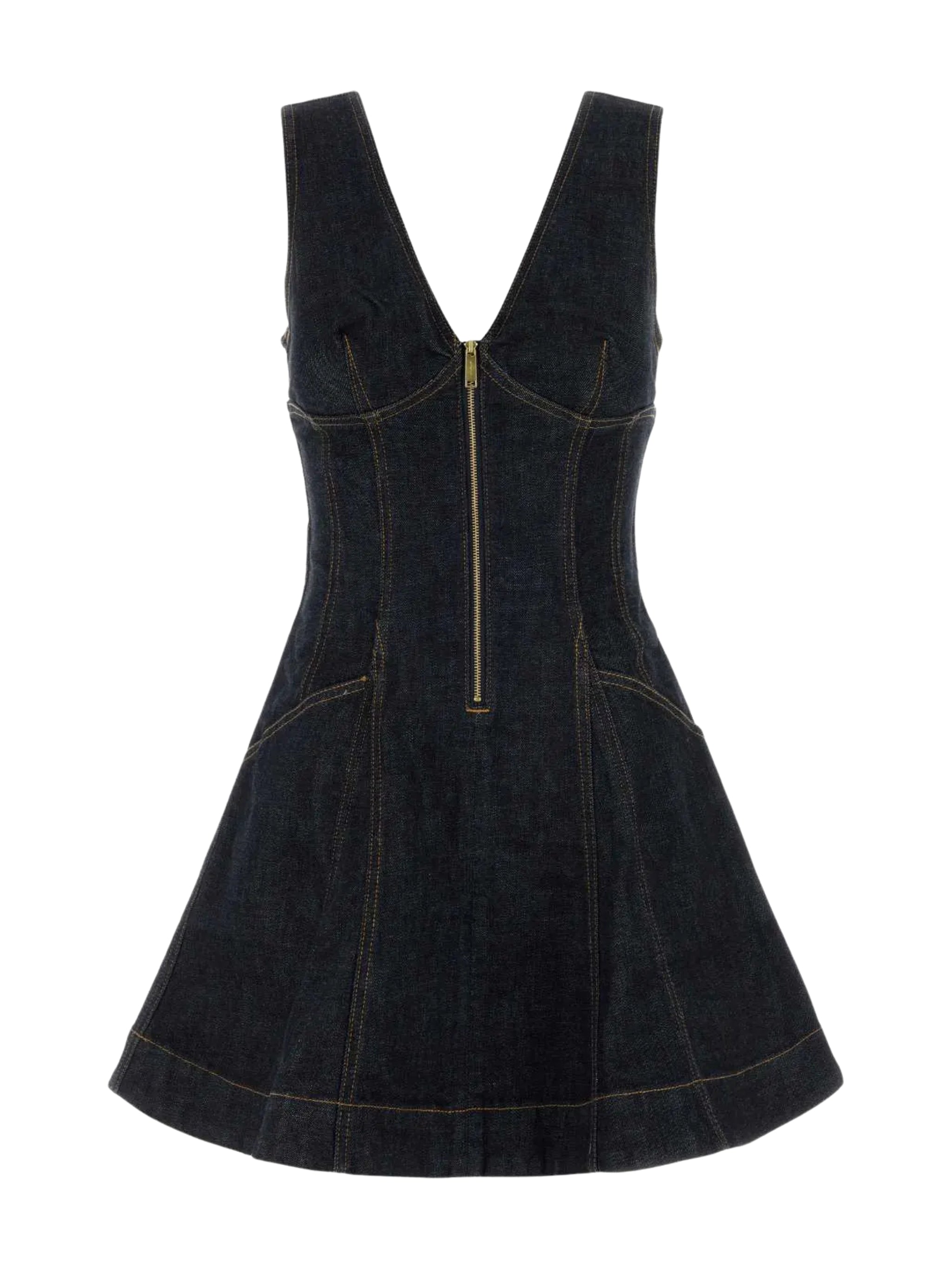 Indigo Denim Mini Dress