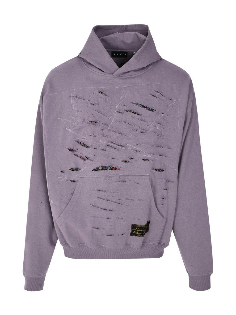 Lyph shredder hoody knit