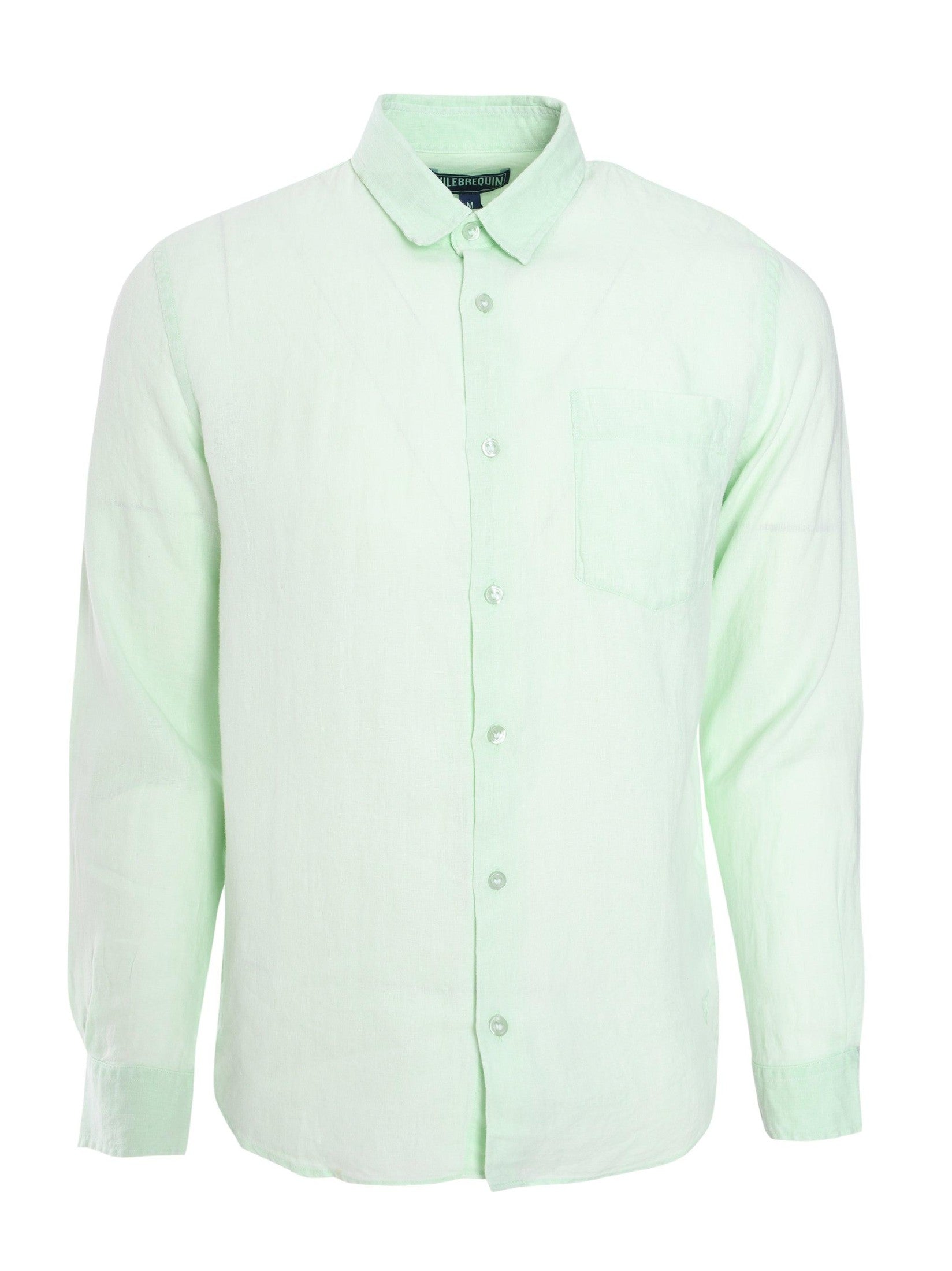 Cotton voile lightweight shirt solid