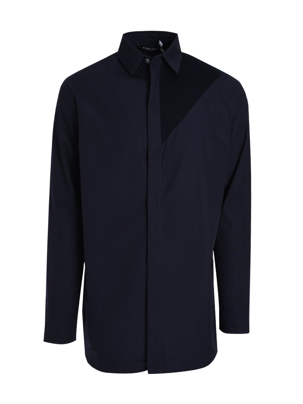Woven contrast panel shirt