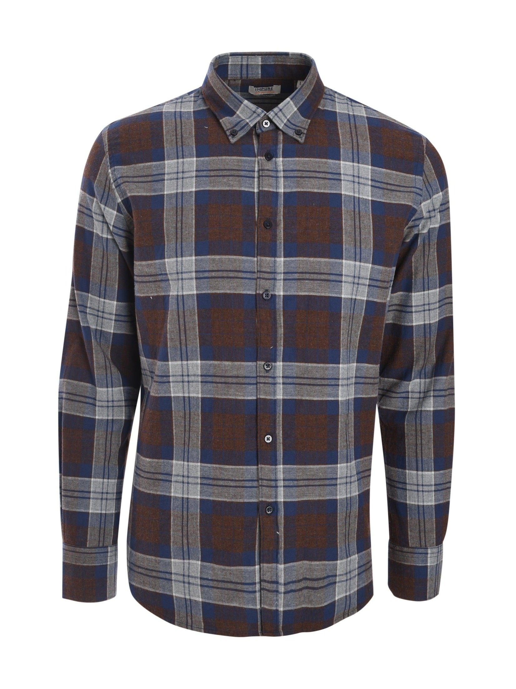 Button down l-s flannel