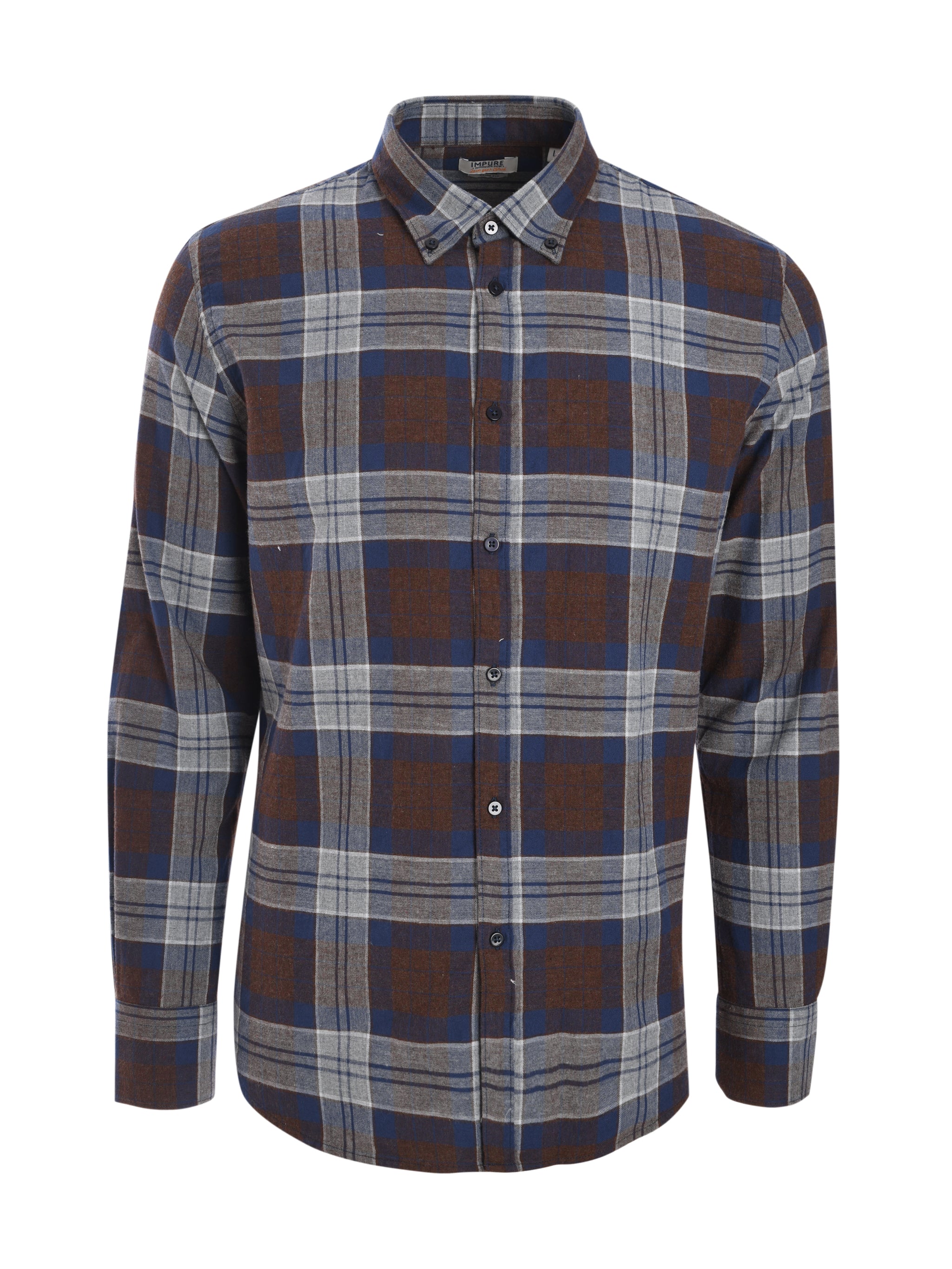 BUTTON DOWN L-S FLANNEL