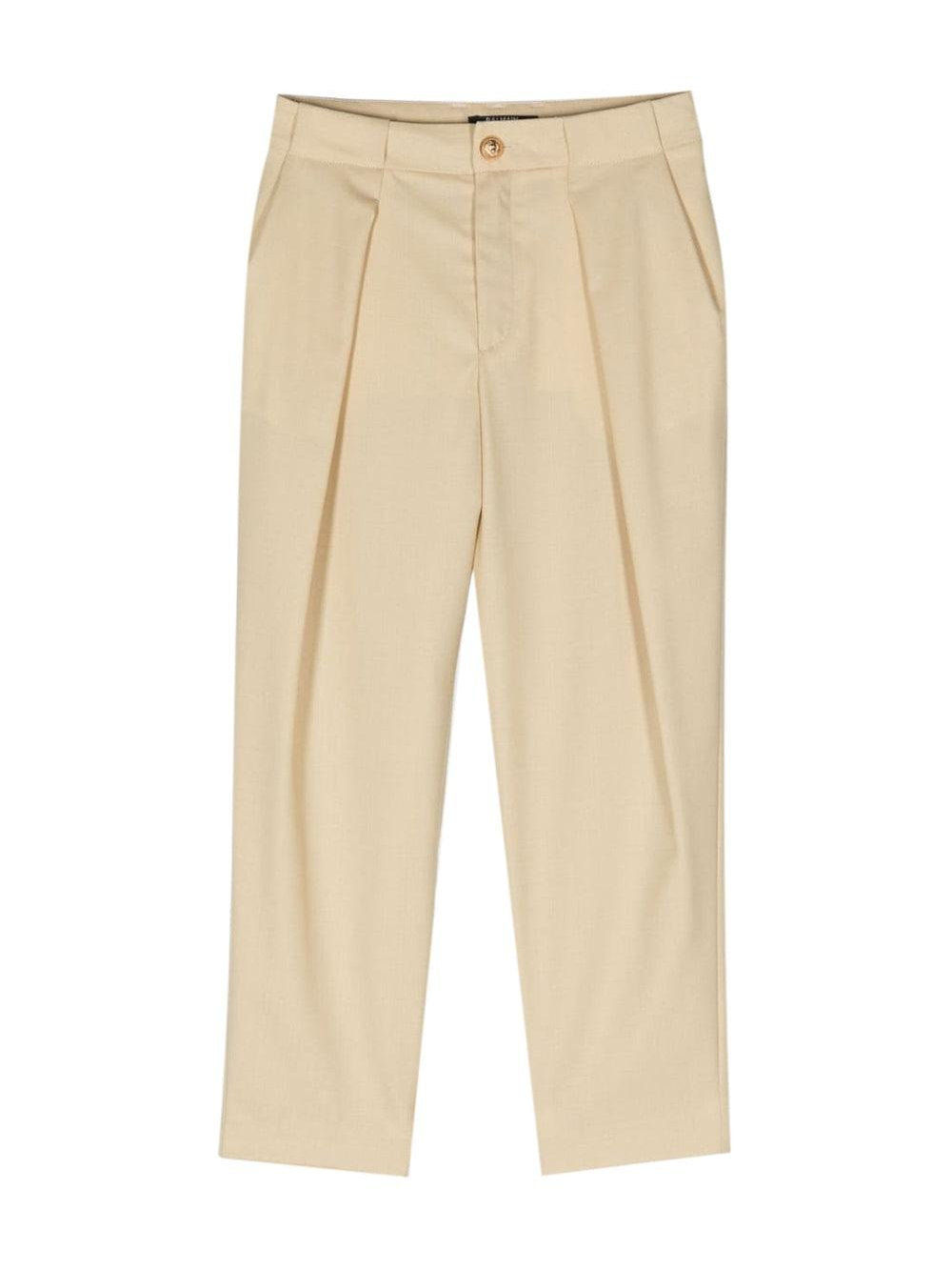 Balmain kids pantaloni sabbia bambino