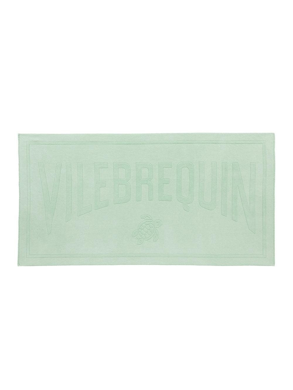 Cotton beach towel natural mineral dye