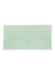 Cotton beach towel natural mineral dye