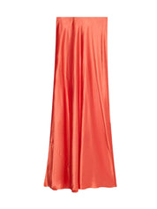 SATIN MAXI SKIRT