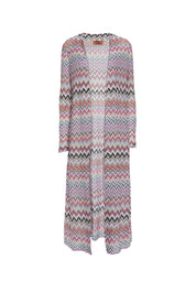 MISSONI Long cardigan in multicolor fabric