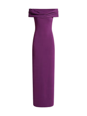 The Eva Maxi Dress in Aubergine