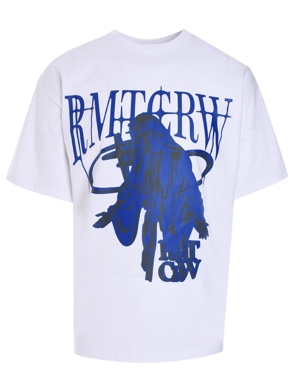 Wide fit shining logo tee shirt