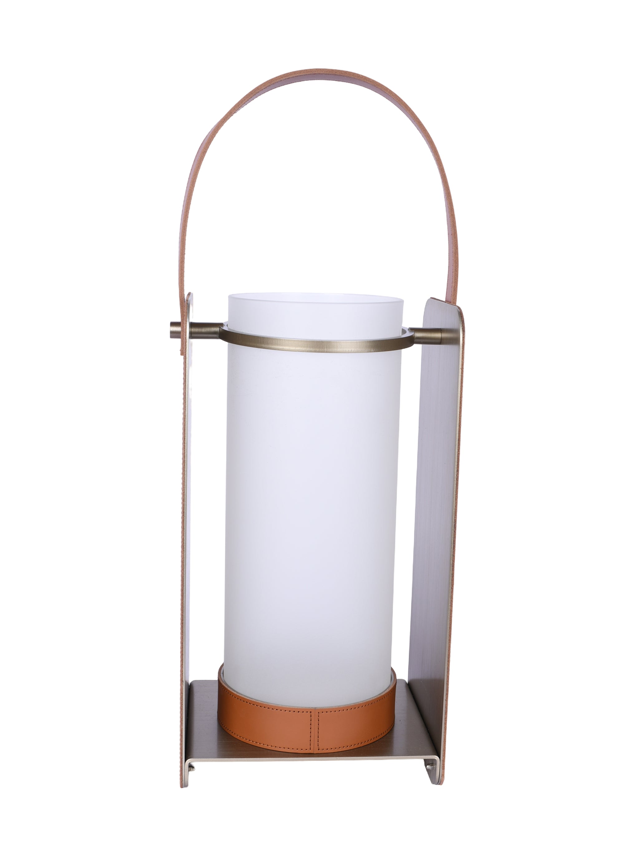 Lumen Lantern White Frosted Glass