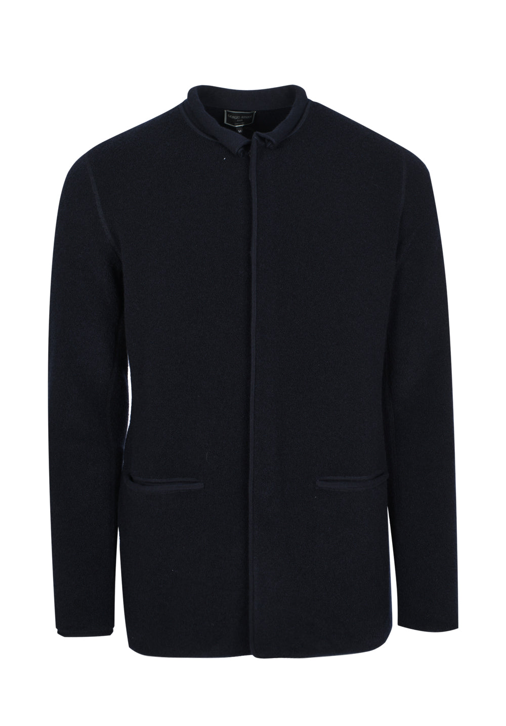 GIORGIO ARMANI   Icon single-breasted jacket in loop-stitch cashmere