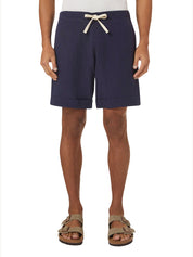 Linen drawstring shorts