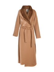 CAMELCOAT WITH CAMEL MINK COLLAR