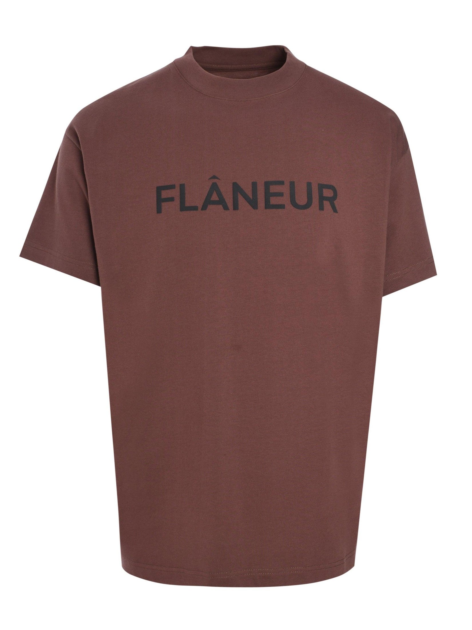Logo t-shirt brown