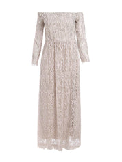 LACE FULL LENGTH SLEEVE DRESS