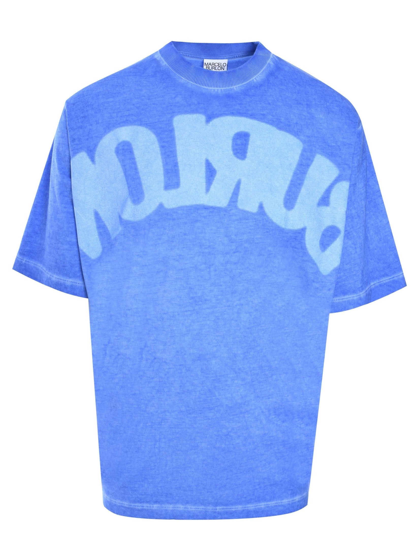 Burlon over t-shirt cobalt