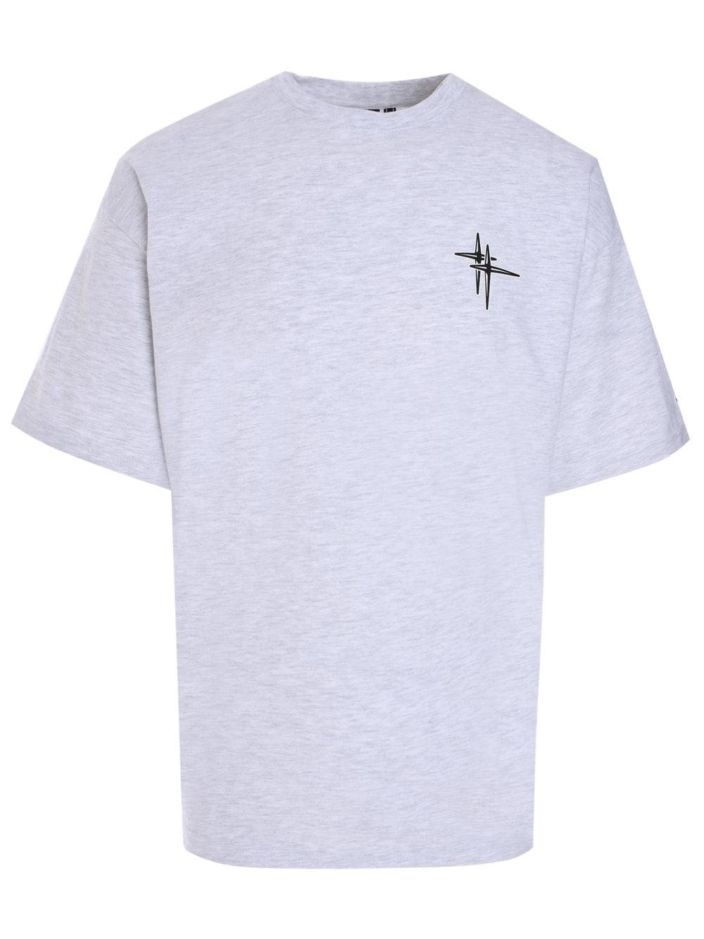 Volume logo flower tee shirt
