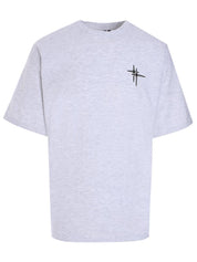 Volume logo flower tee shirt