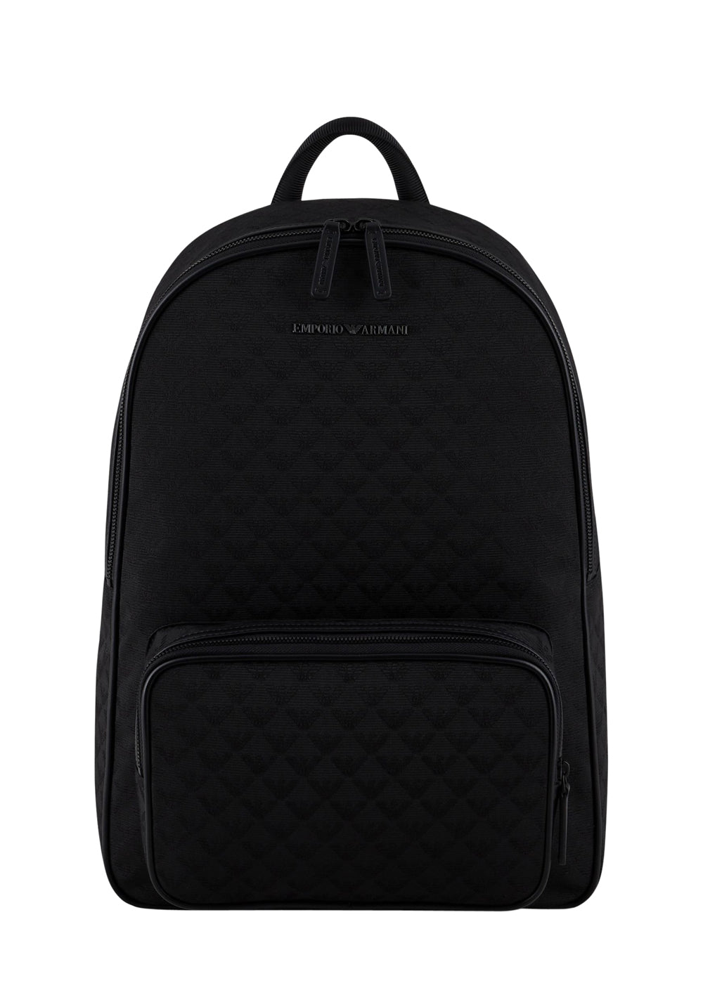 Emporio Armani jacquard-logo zip-around backpack