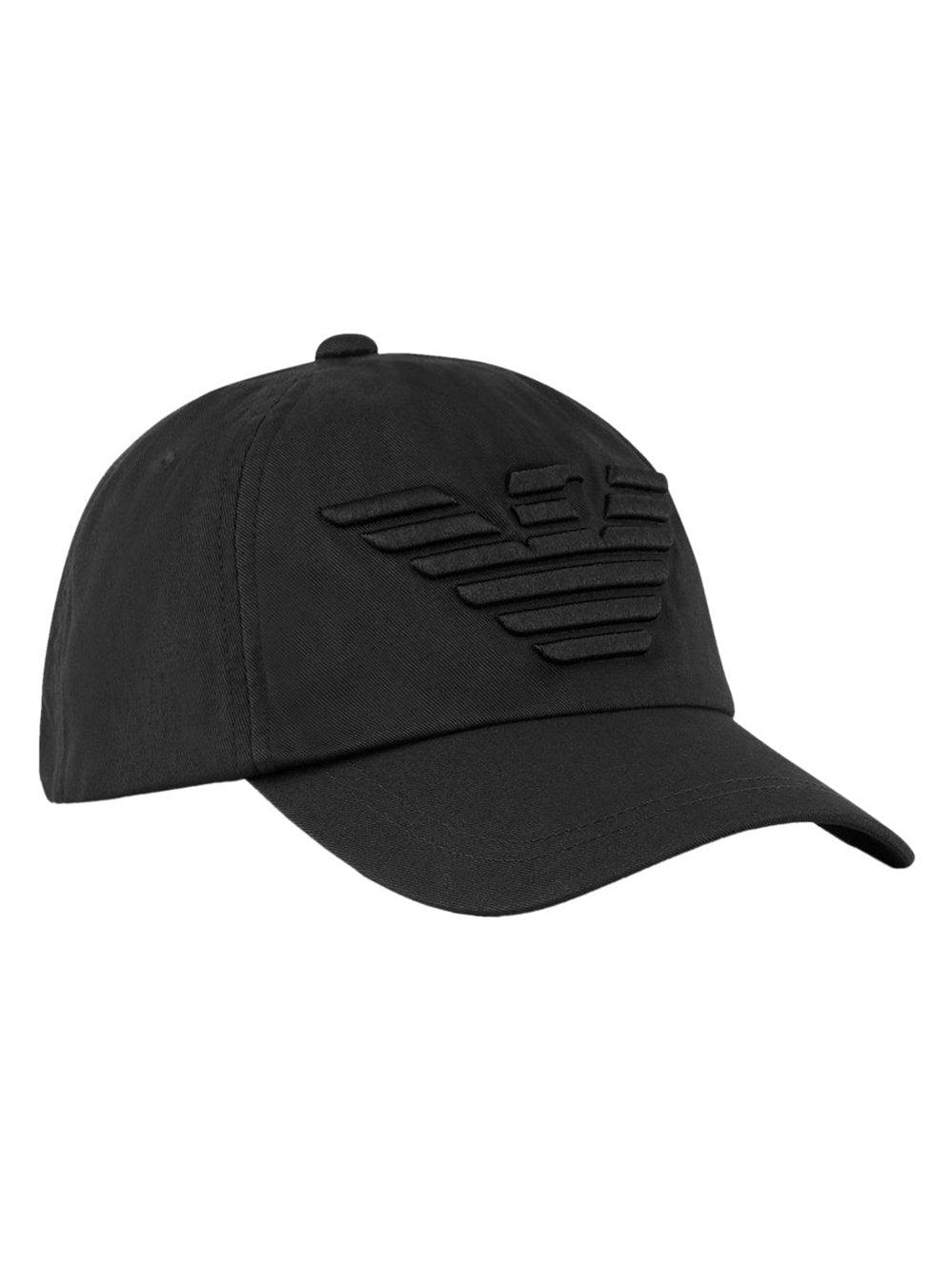 Emporio armani logo-embroidered cap