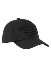 Emporio armani logo-embroidered cap