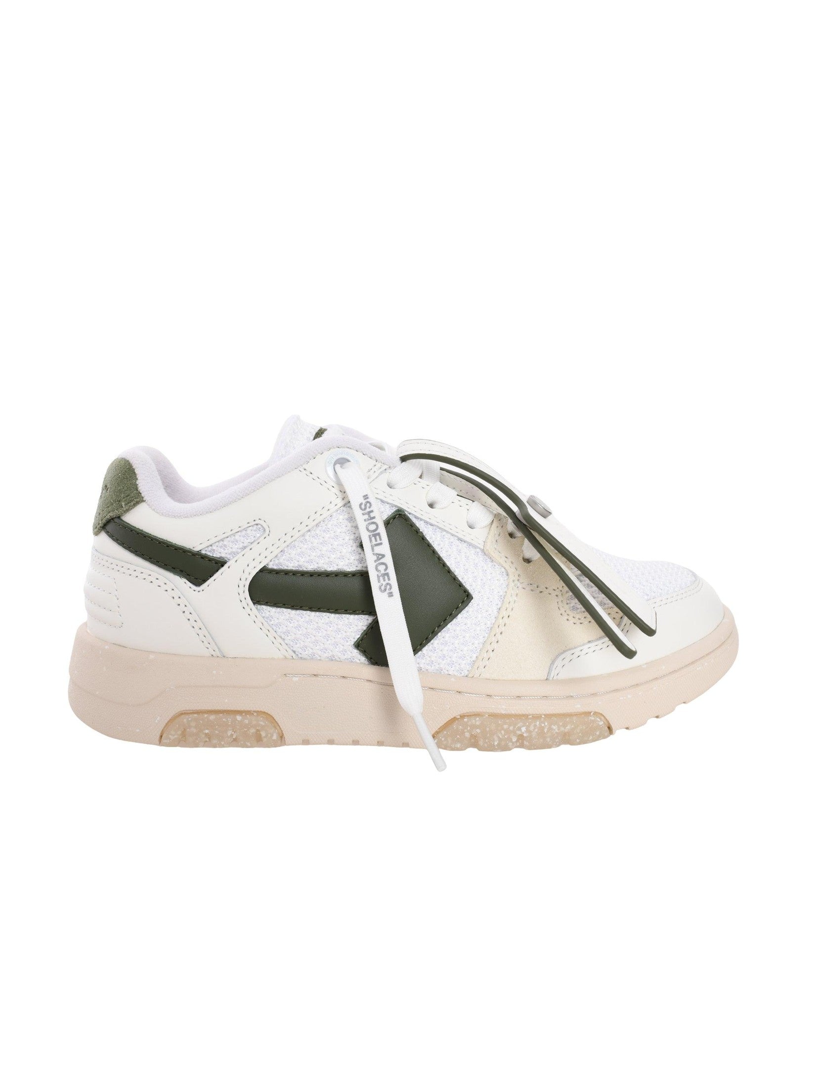 Slim out of office white - military gree