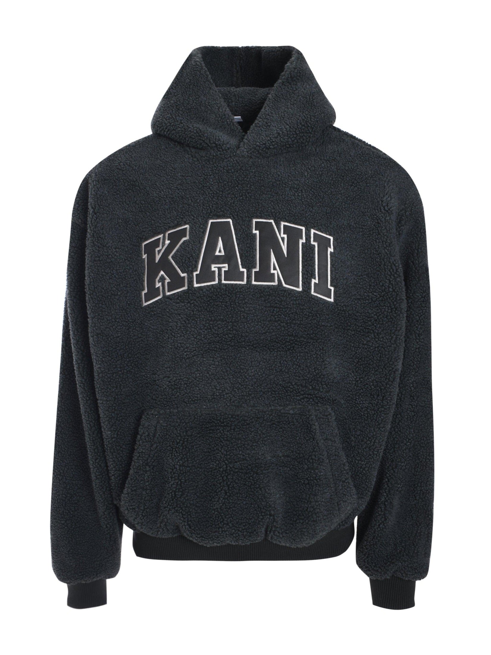 Serif teddy hoodie