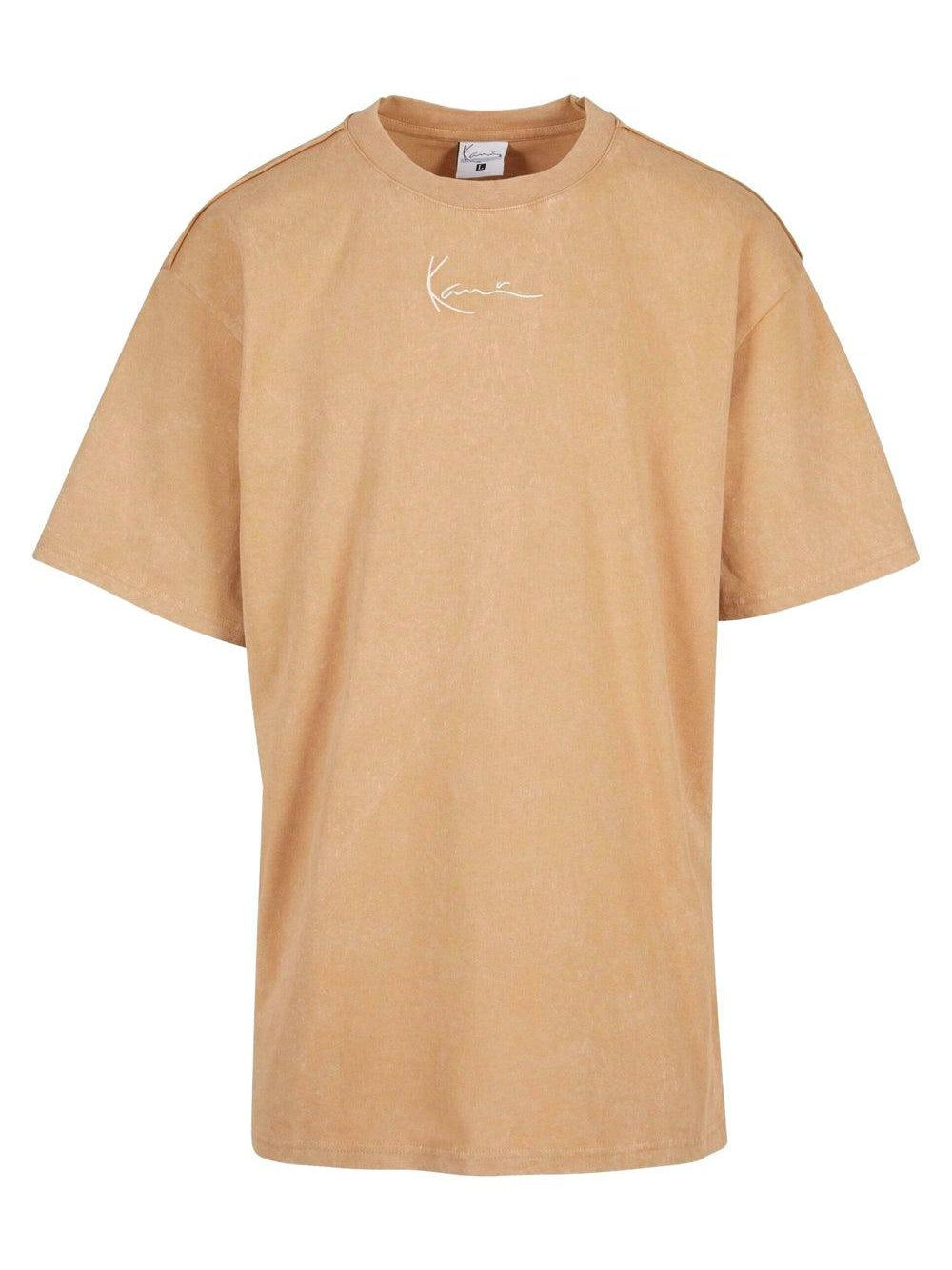Small sign. distressed heavy jersey tee